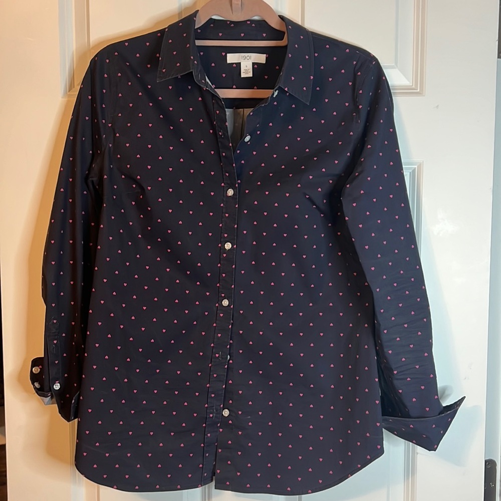 Nordstrom 1901 Hearts blouse. Like new!